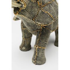 Deco Figurine Walking Elephant Pearls 24cm