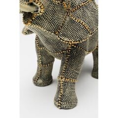 Deco Figurine Walking Elephant Pearls 24cm