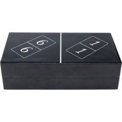 Domino Siyah Dekoratif Obje