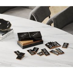 Domino Siyah Dekoratif Obje