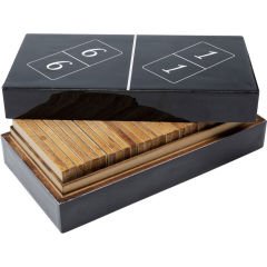 Domino Siyah Dekoratif Obje