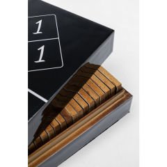 Domino Siyah Dekoratif Obje