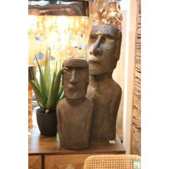 Easter Island Seramik Dekoratif Obje 59 cm