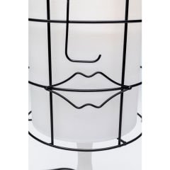 Grid Face Beyaz Akrilik Masa Lambası 60 cm