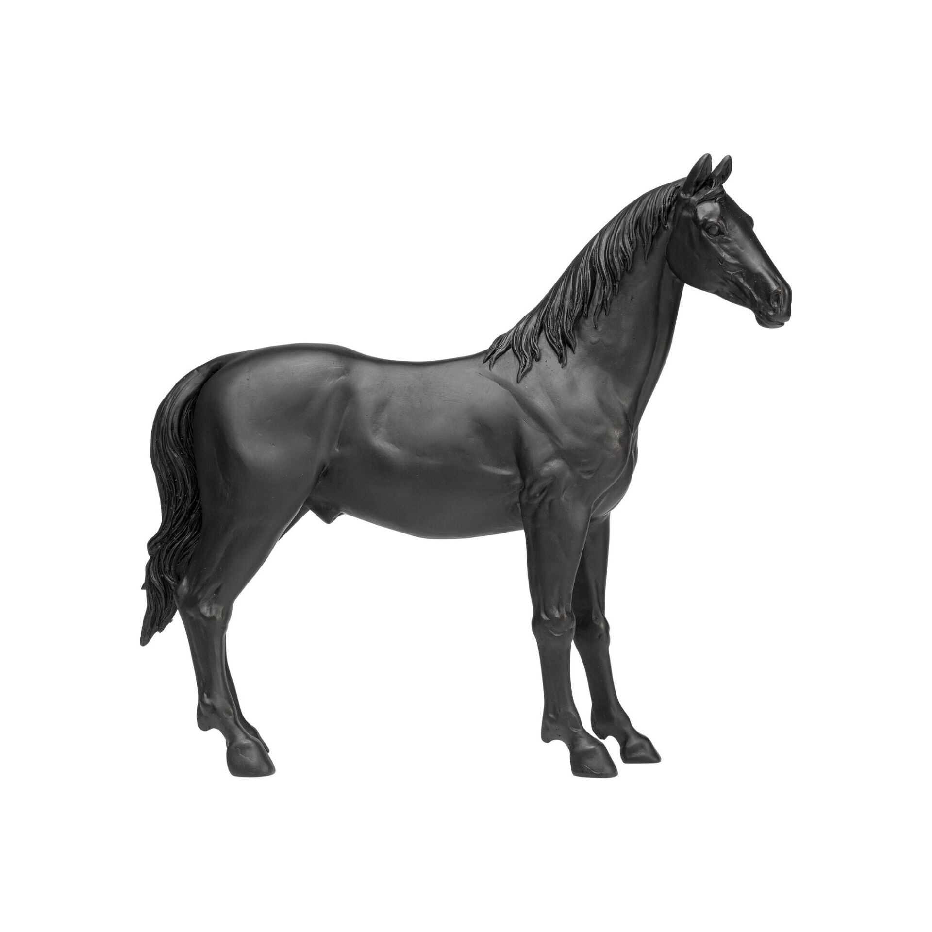 Horse decoration 45cm Black