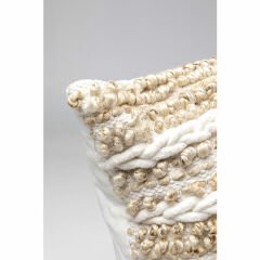 Seat Cushion Loop Knit Beige Yer Minderi 60x60 cm