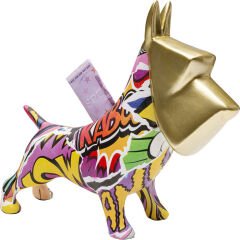 Money Box Graffiti Pixel Dog 26cm