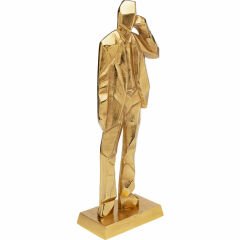 Standing Man Gold Dekoratif Obje 62cm