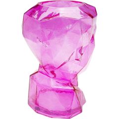 Vase Prisma Face Pink 30cm