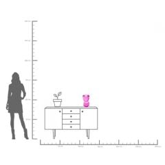 Vase Prisma Face Pink 30cm