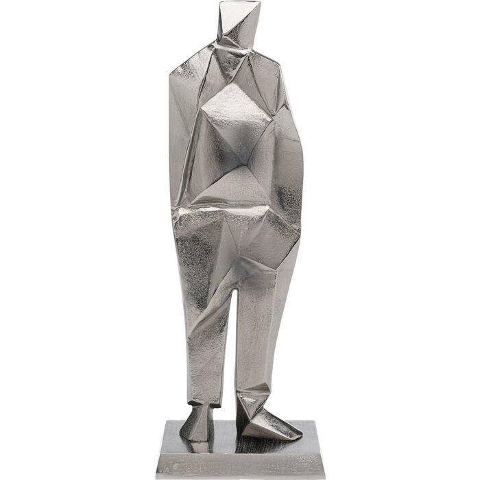 Standing Man Anthracite Dekoratif Obje 62cm