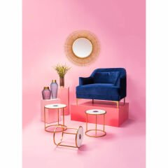 Mirror Sunburst Tre Gold Ayna 87 cm