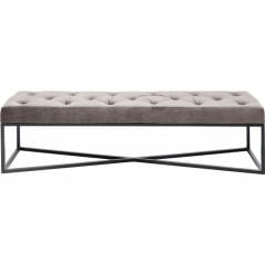 Crossover Gri Siyah Toz Boyalı Çelik Bench