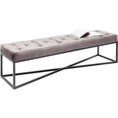 Crossover Gri Siyah Toz Boyalı Çelik Bench