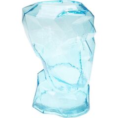 Vase Prisma Face Light Blue 30cm