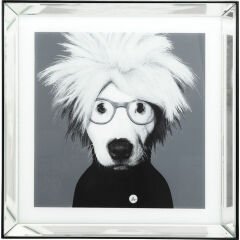Mirror Artist Dog Tablo 60x60 cm