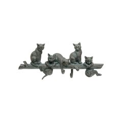 Wall Coat Rack Cats
