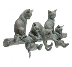 Wall Coat Rack Cats