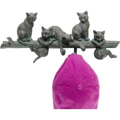 Wall Coat Rack Cats