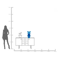 Deco Figurine Bear Blue 51cm