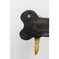 Coat Rack Dog Family Gold 69cm