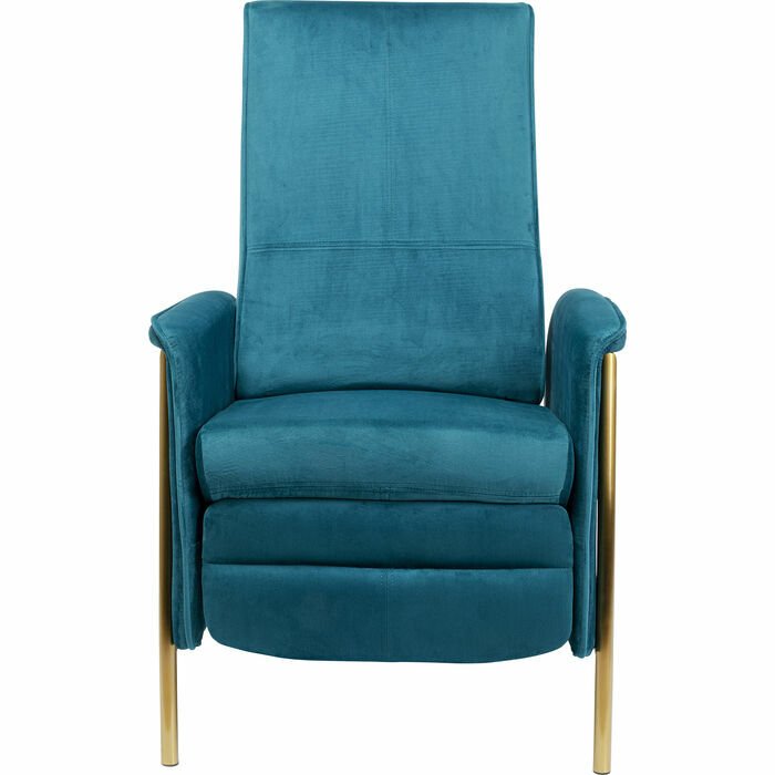 Lazy Velvet Blue Çelik Berjer