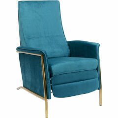 Lazy Velvet Blue Çelik Berjer