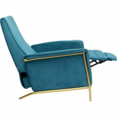 Lazy Velvet Blue Çelik Berjer