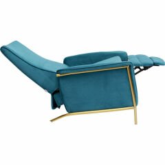 Lazy Velvet Blue Çelik Berjer