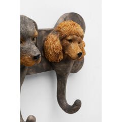 Coat Rack Dog Family 69cm