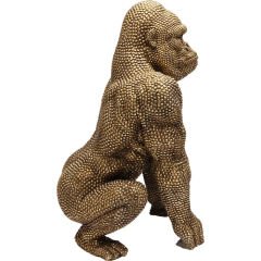 Gorilla Gold Dekoratif Obje 80cm