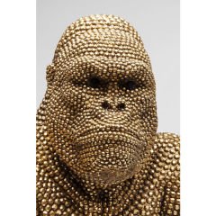 Gorilla Gold Dekoratif Obje 80cm