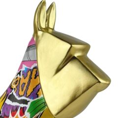 Figura Decorativa Graffiti Pixel Dog 35cm