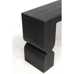 Console Curve Black 120x76cm