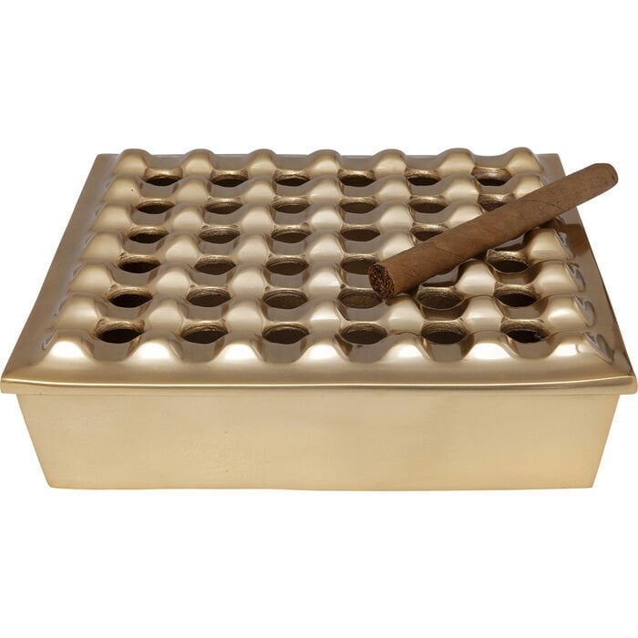 Square Brass Alüminyum Kül Tablası 25x25 cm