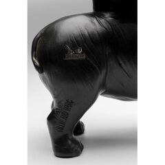 Deco Figurine Rhino Black 41cm