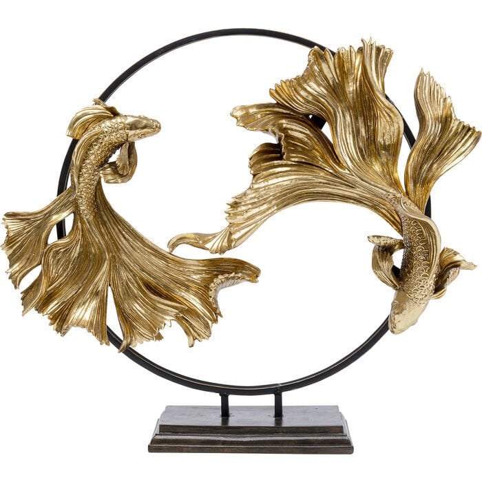 Dancing Betta Fishes Dekoratif Obje