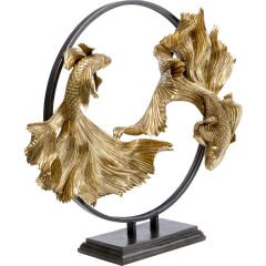 Dancing Betta Fishes Dekoratif Obje