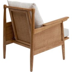 Arm Chair Cane Ahşap Berjer