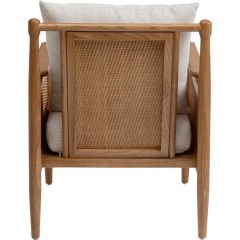 Arm Chair Cane Ahşap Berjer
