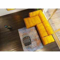 Stool Belami Velvet Amber Tabure