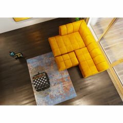 Stool Belami Velvet Amber Tabure