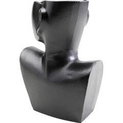Vase Rostro Side Black 27cm