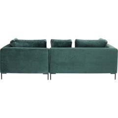 Gianni Small Velvet Dark Green Right Köşe Kanepe