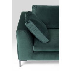 Gianni Small Velvet Dark Green Right Köşe Kanepe