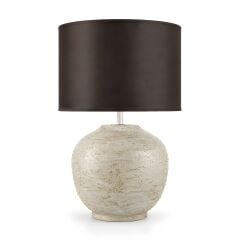 Lemir Açık Yeşil Gövde Siyah Başlık Dekoratif Abajur