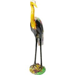 Heron Yellow Dekoratif Obje 70cm