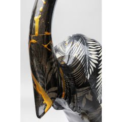 Heron Black Dekoratif Obje 70cm