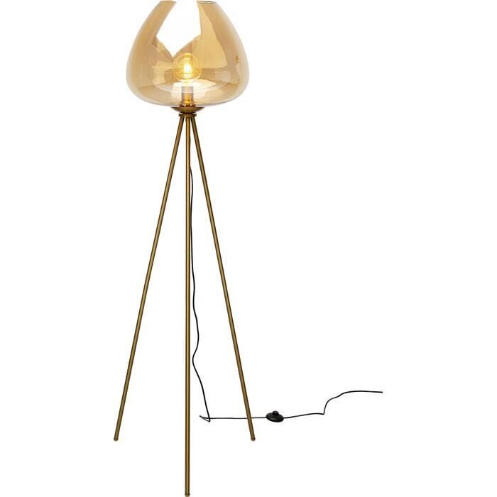 Floor Lamp Sphere Amber 146cm