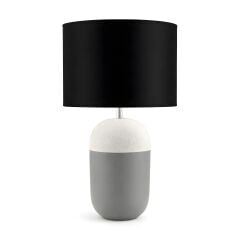 Miero Antasit Gövde Siyah Başlık Dekoratif Abajur